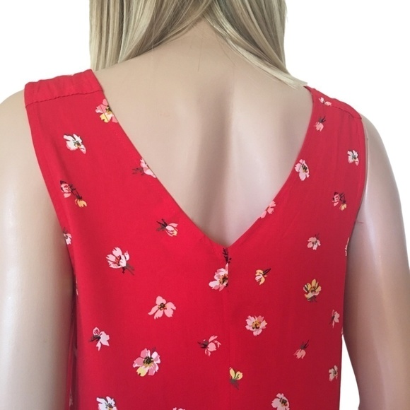 Gap Floral Shift Dress Rayon sleeveless lightweight Summer Versatile - Picture 10 of 13